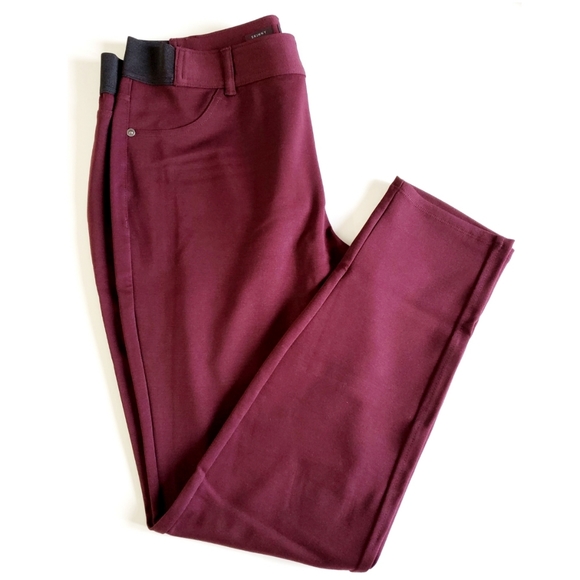 Simply Vera Wang Purple Ponte Ankle Skinny Pant - Picture 5 of 5